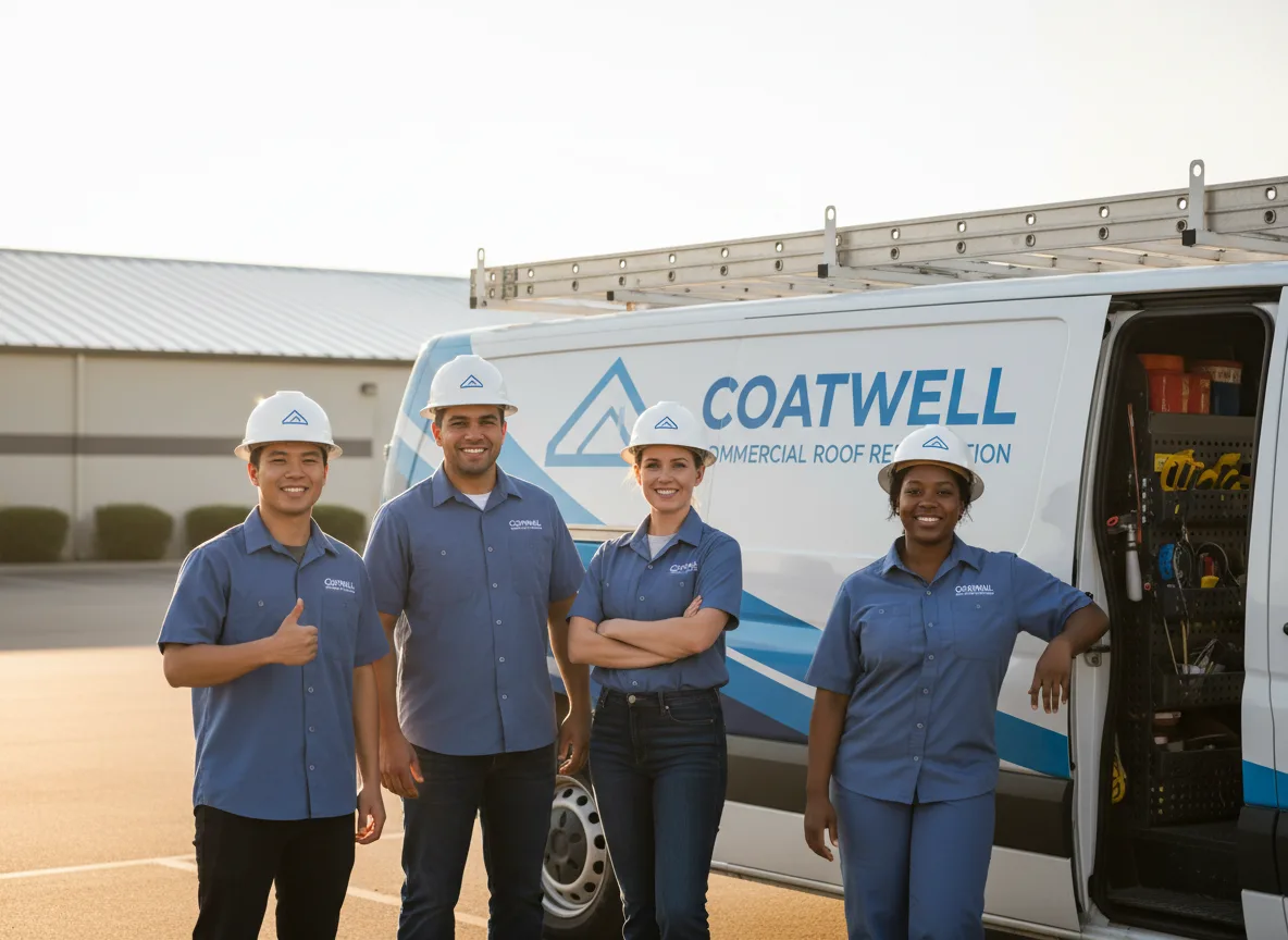 Commercial roof coating company in Lamont, WA